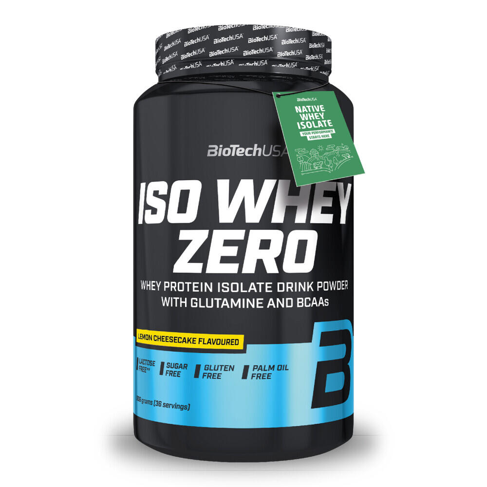 BioTech USA Iso Whey Zero - 908g - Lemon Cheesecake - Odżywki białkowe