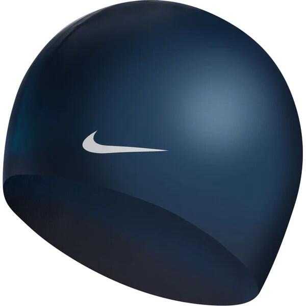 Nike, Czepek pływacki, granatowo-srebrny