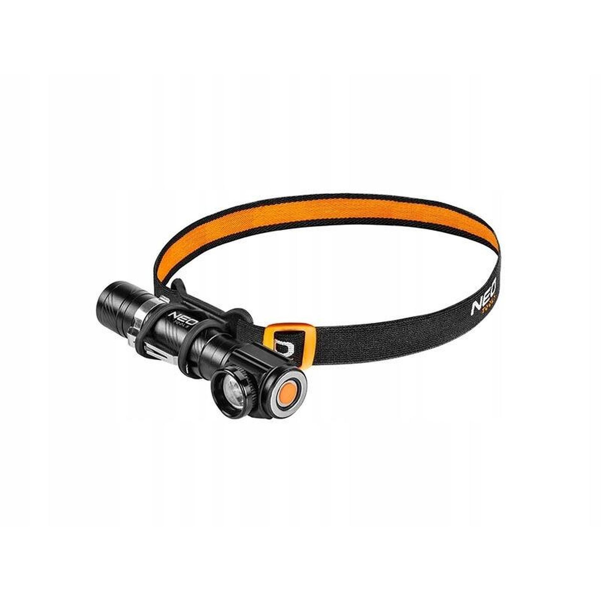 CREE Neo-tools Neo-tools Latarka czołowa NEO TOOLS, akumulatorowa, USB 800 lm, XML-T6 LED