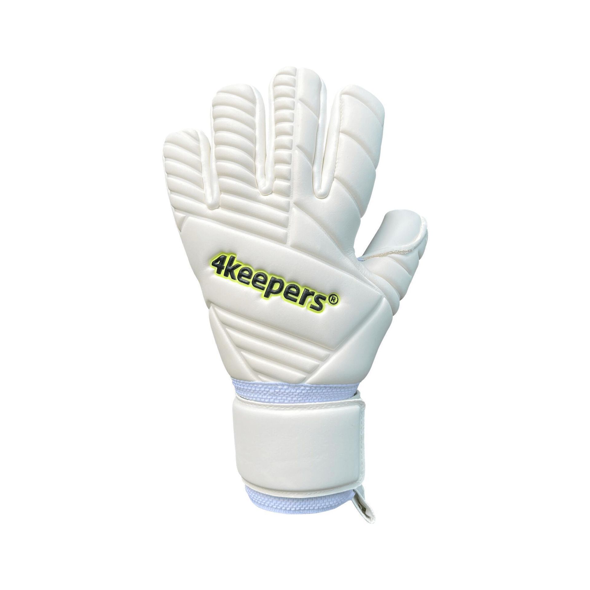 Rękawice bramkarskie 4keepers Retro 42 NC biały WYSYŁKA W 24H 30 DNI NA ZWROT