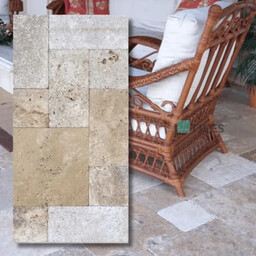 Tiles Kamień dekoracyjny Tiles Tawertyn Blend Mix Bębnowany 7,5x15x1 cm