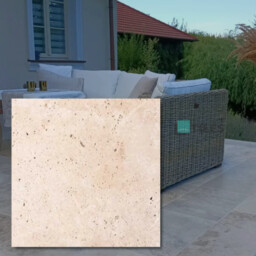 Tiles Tawertyn Ivory Classic Mix Bębnowany 61x61x1,2 cm