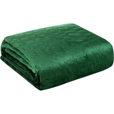 Eurofirany Euro Firany Narzuta 280 x 240 Velvet Salvia7 C. Zielony 1217202