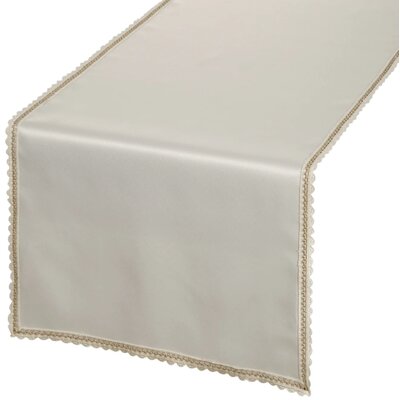 Bieżnik EUROFIRANY Lace 40 x 180 cm Kremowy