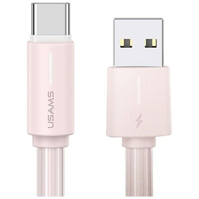 Kabel USB - USB-C USAMS SJ732USB04 18W 1 m Różowy
