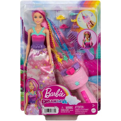 Barbie Dreamtopia Księżniczka Zakręcone pasemka