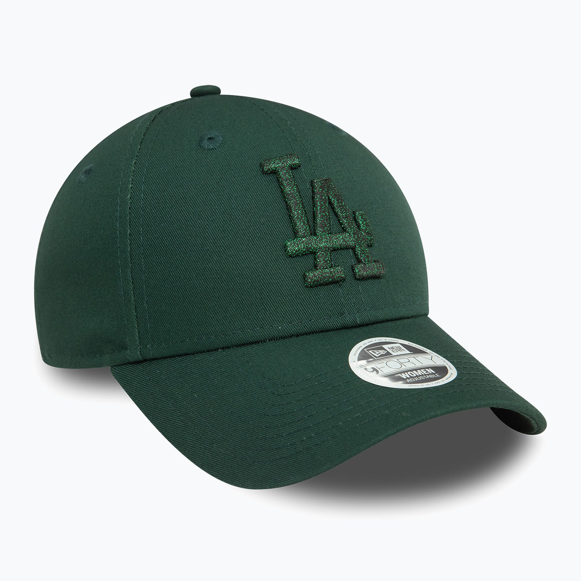 Czapka z daszkiem damska New Era Metallic 9FORTY Los Angeles Dodgers dark green WYSYŁKA W 24H 30 DNI NA ZWROT