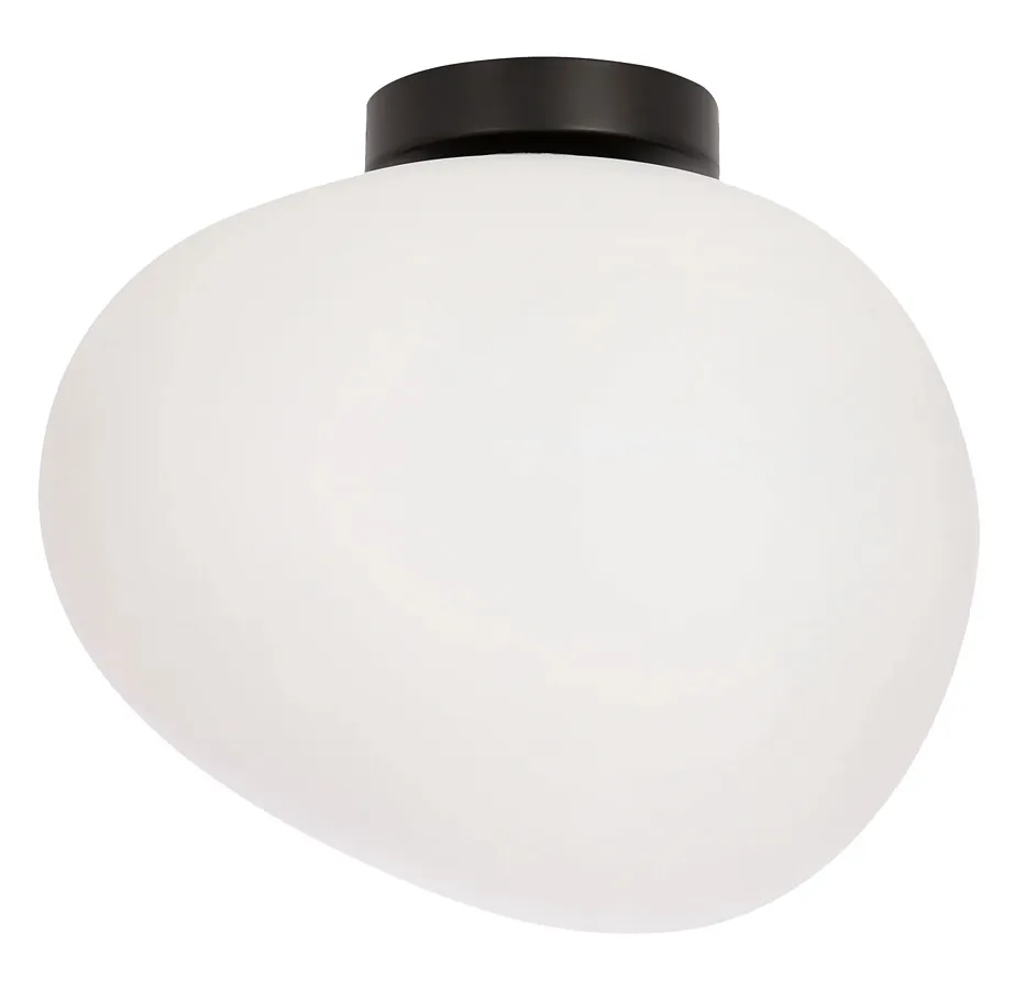 Nowoczesna lampa sufitowa z białym kloszem D210 B8-R77