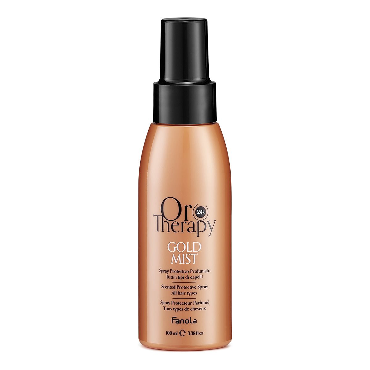 Fanola Oro 24k Therapy, mgiełka ochronna rozświetlająca do włosów, 100ml