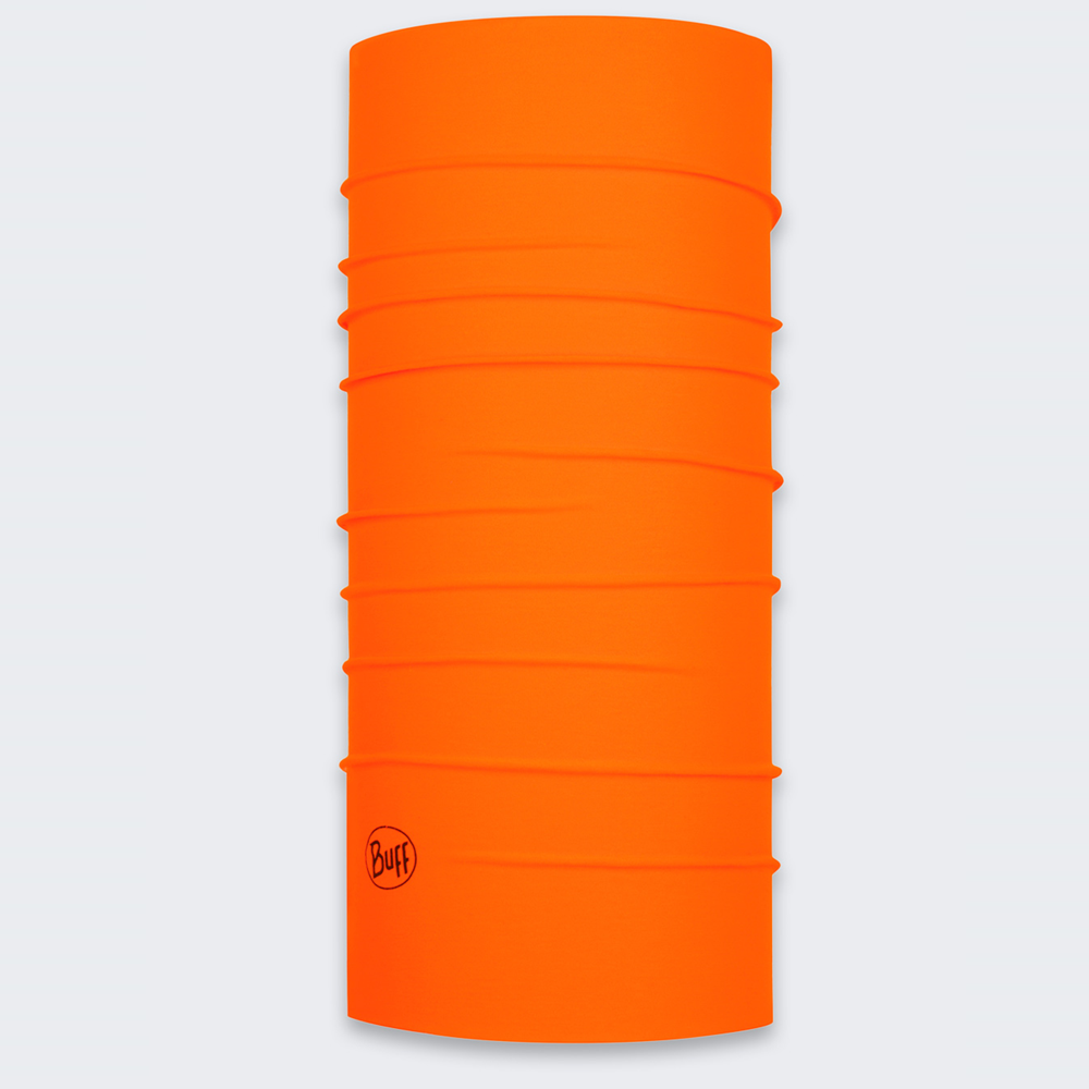 Chusta wielofunkcyjna Buff Safety Original EcoStretch Solid Orange Fluor