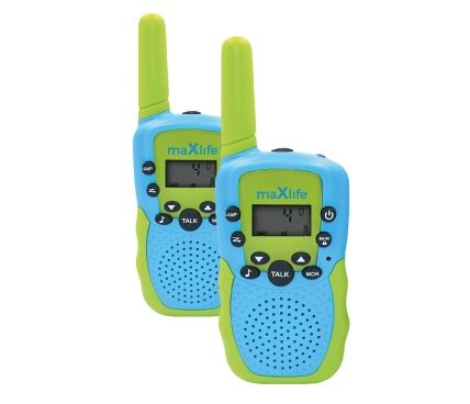 Walkie talkie 2x Krótkofalówka Zestaw telefon dla dzieci 3km zasięg latarka