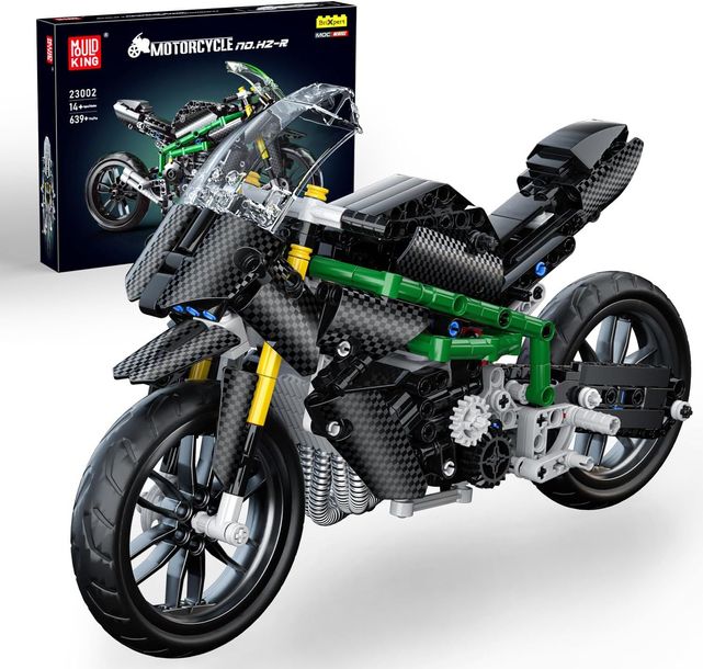 Klocki Konstrukcyjne Zestaw 639 El. Motocykl Motor Sportowy Mould King