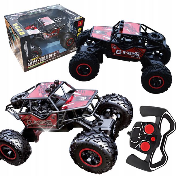 Samochód Zdalnie Sterowany Terenowy Napęd 4x4 Auto Pilot Rc Duży Off Road