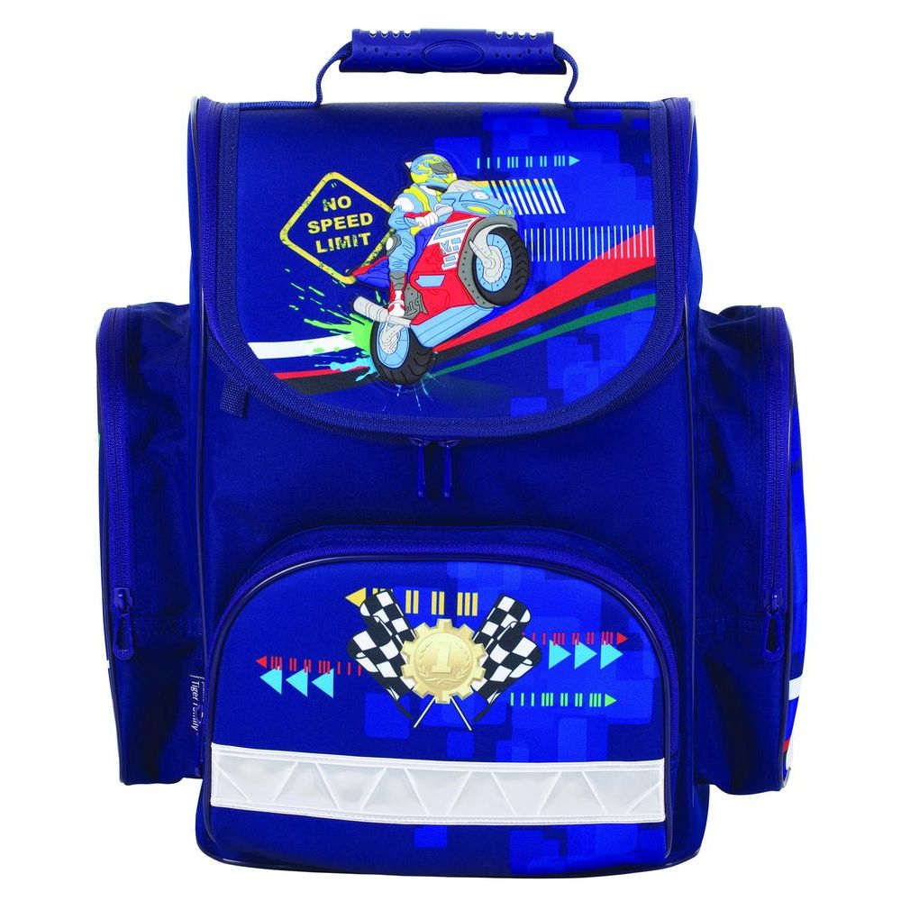 Titanum Tornister szkolny kasetonowy Joy Motorbike-21105A