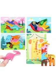 Układanka drewniana Zwierzęta