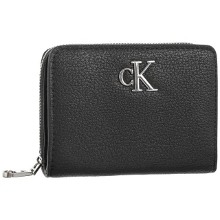 Portfel Minimal Monogram Med Zip Around Black K60K612740 BEH (CK614-a) Calvin Klein