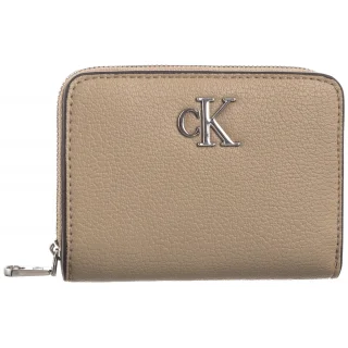 Portfel Minimal Monogram Med Zip Around Crockery K60K612740 PBF (CK614-b) Calvin Klein