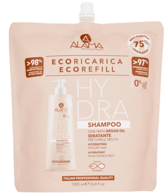 Alama Hydra Eco Nawilżający Szampon do włosów, refill