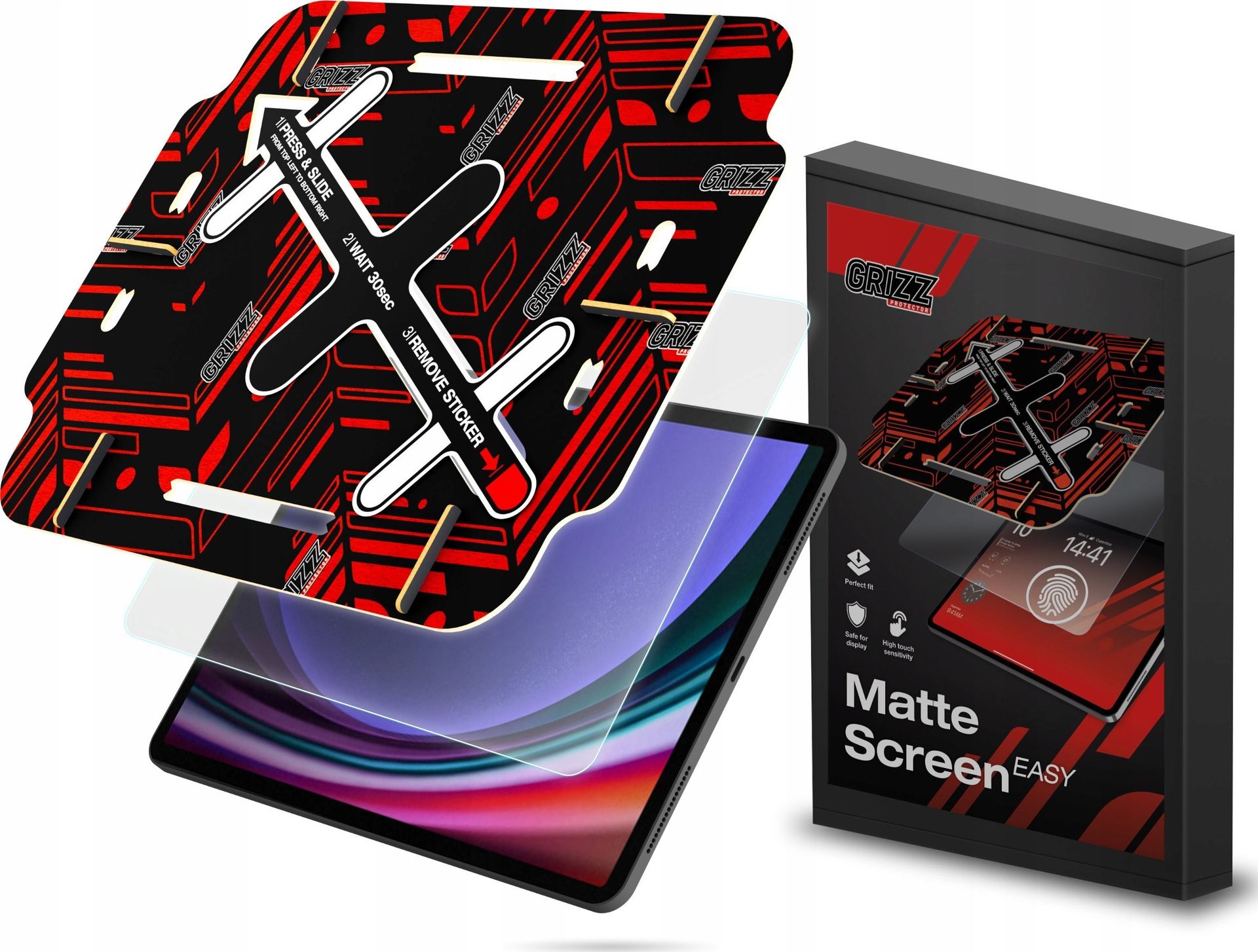 GrizzGlass Folia matowa GrizzGlass MatteScreen Easy do Samsung Galaxy Tab S9 Plus