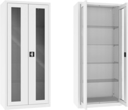 NSML.112.9010 szafa lekarska 2-skrzydłowa 1-komorowa biała