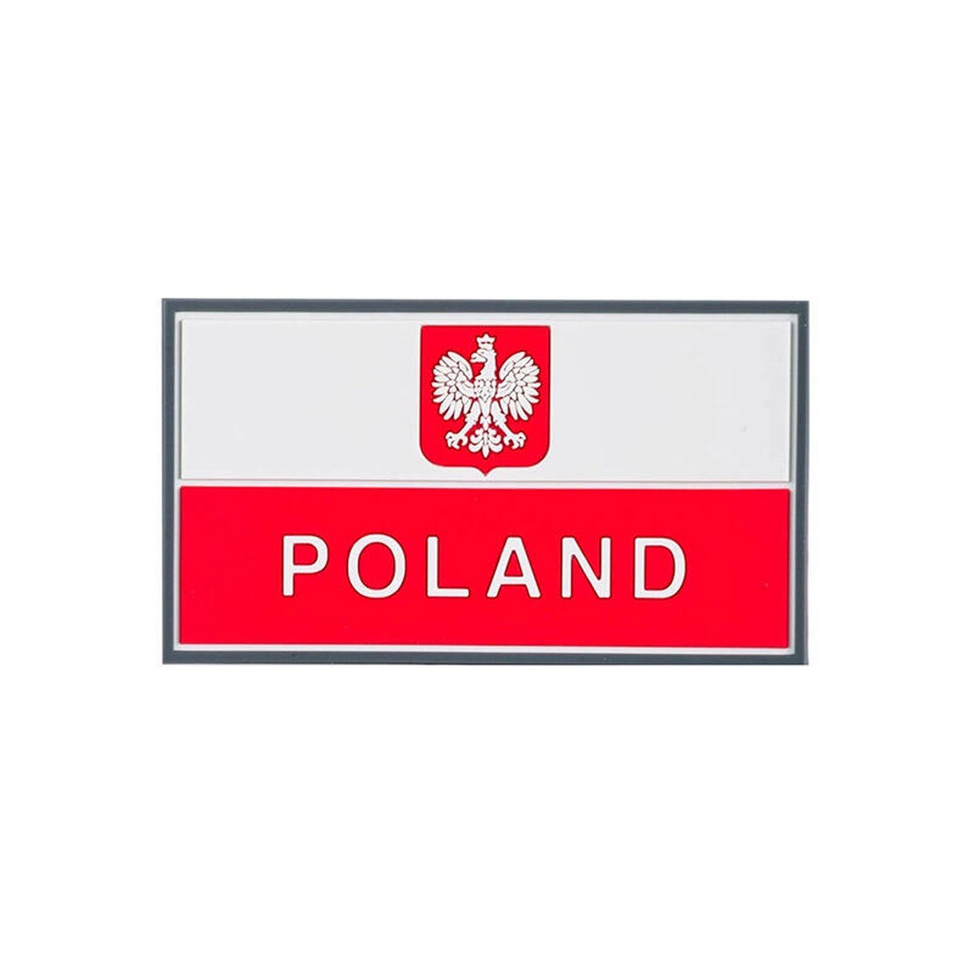 Helikon TEX / POLSKA Emblemat Flaga PL z godłem (90 x 50 mm) Standard (OD-P29-RB-20) OD-P29-RB-20
