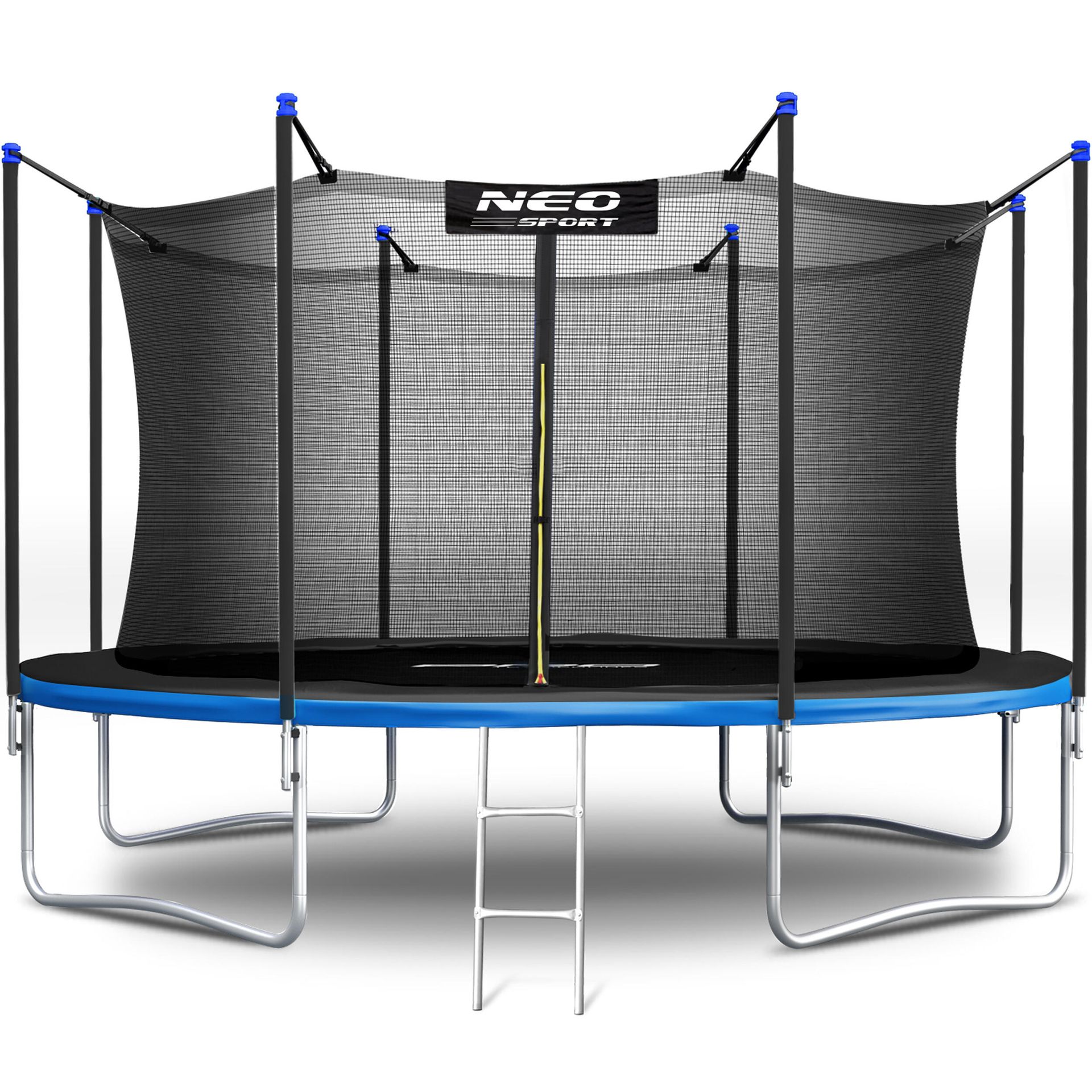 Neo-Sport Trampolina ogrodowa 12ft/374cm z siatką wewnętrzną i drabinką