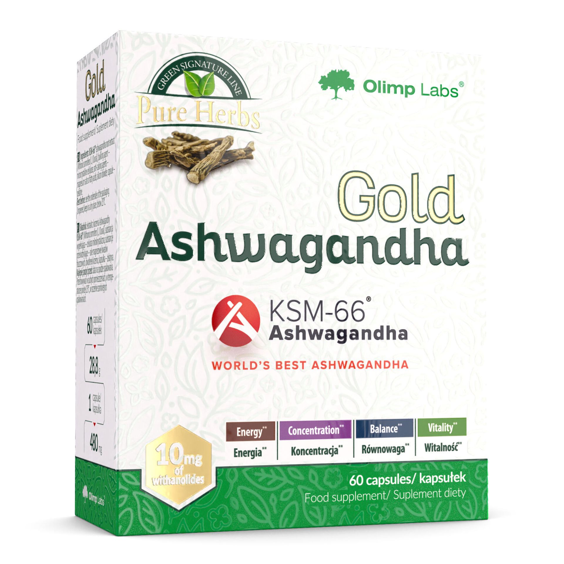 Olimp Gold Ashwagandha - 60 Kapsułek