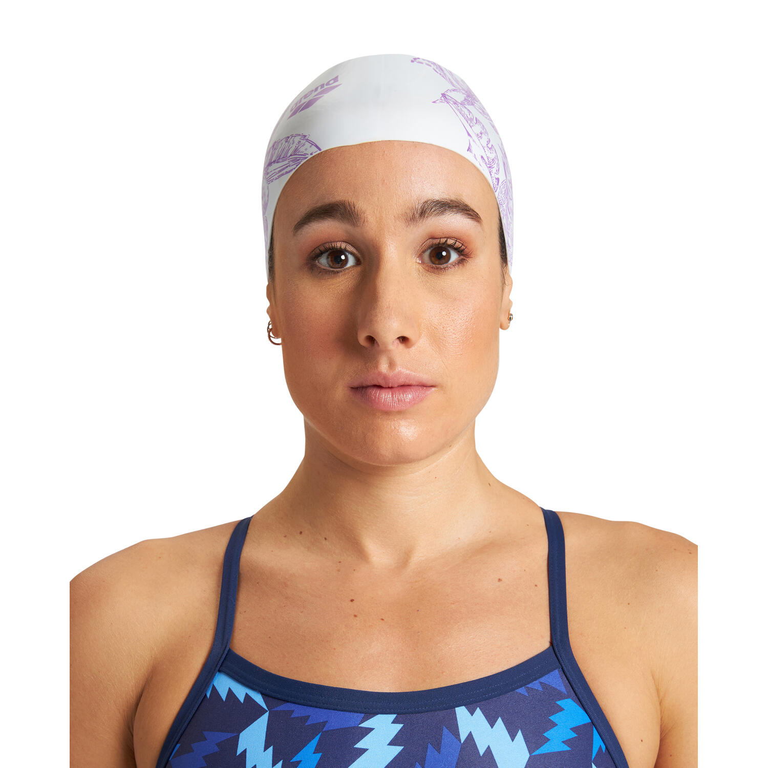Arena Sirene Cap Women, cecilia white 2021 Czepki 91440-207-0