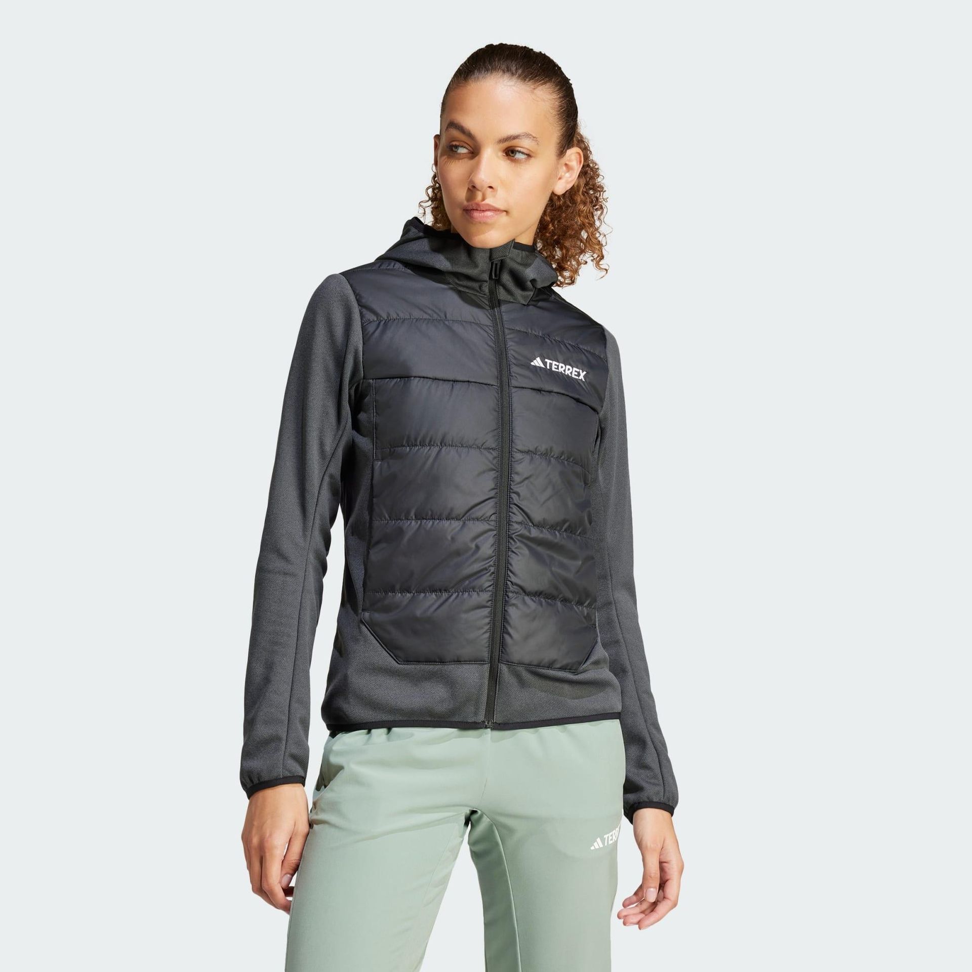 adidas Damska kurtka TERREX MULTI HYBRYDOWA IZOLOWANA Z KAPTUREM, L