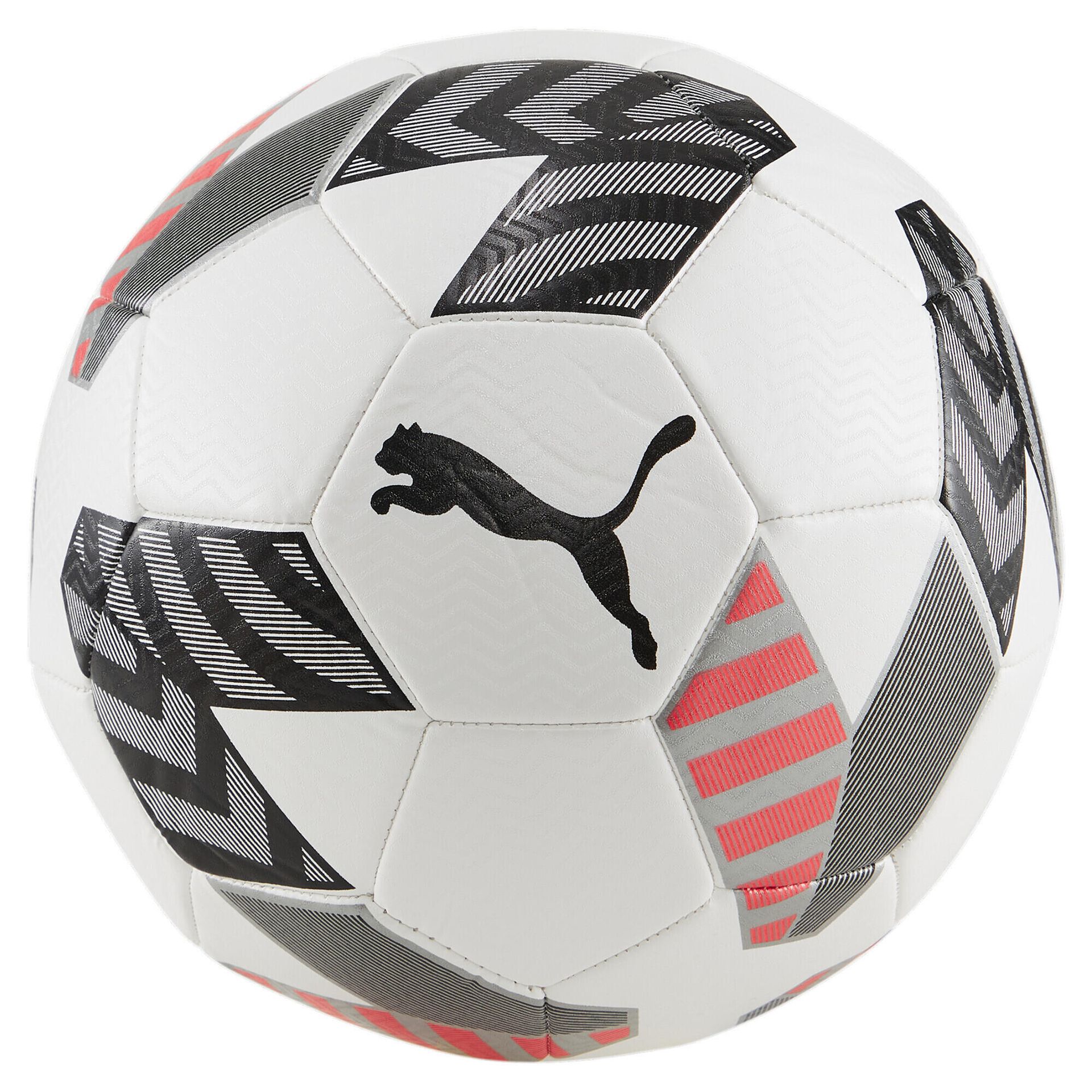 Piłka nożna Puma King Ball biało-szara 83997 02-5