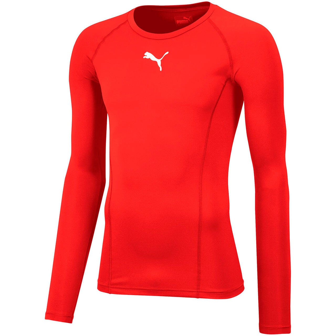 Puma męska ligi Base Layer Tee LS Shirt, czerwony, s 655920 01