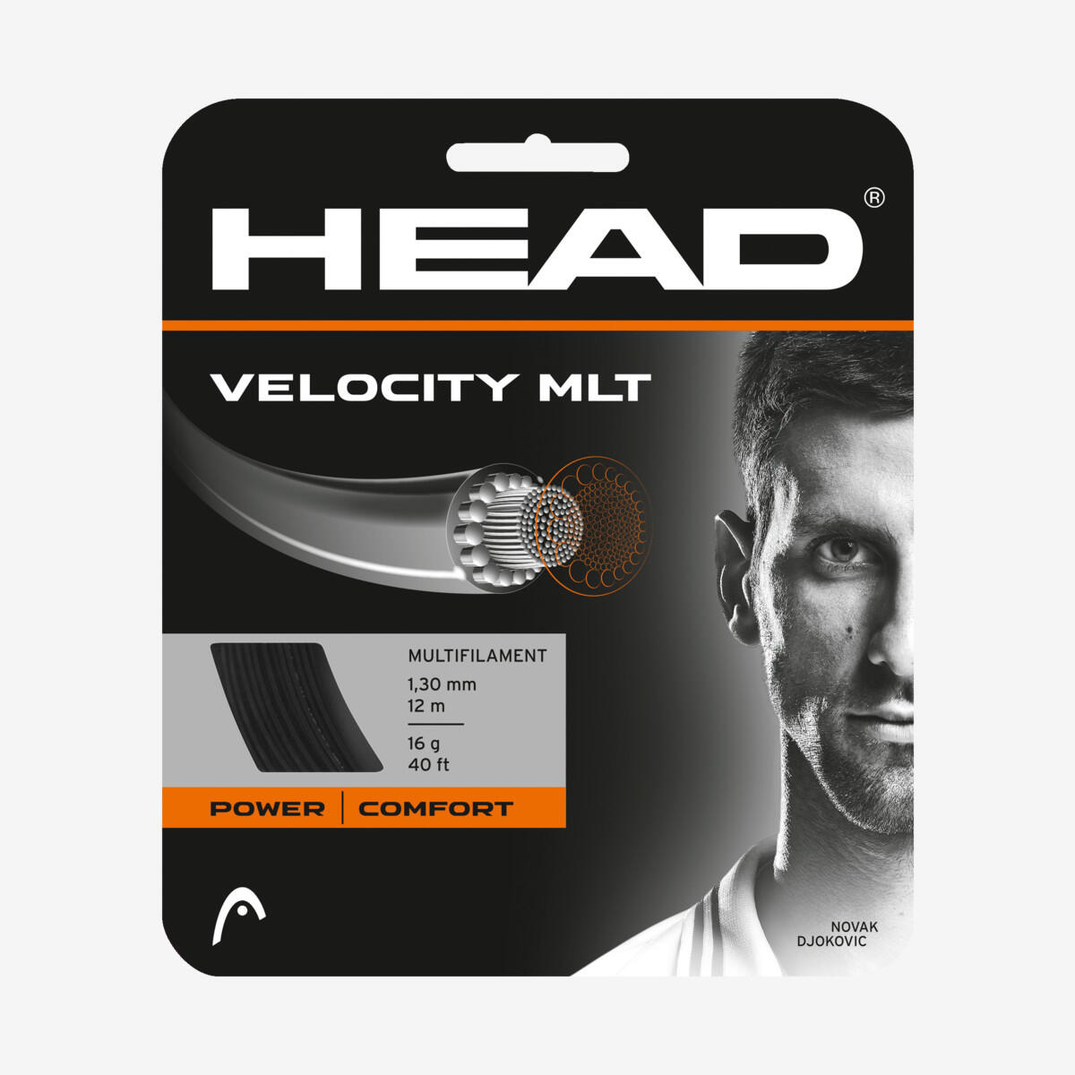 Head, Naciąg, Velocity Mlt, czarny
