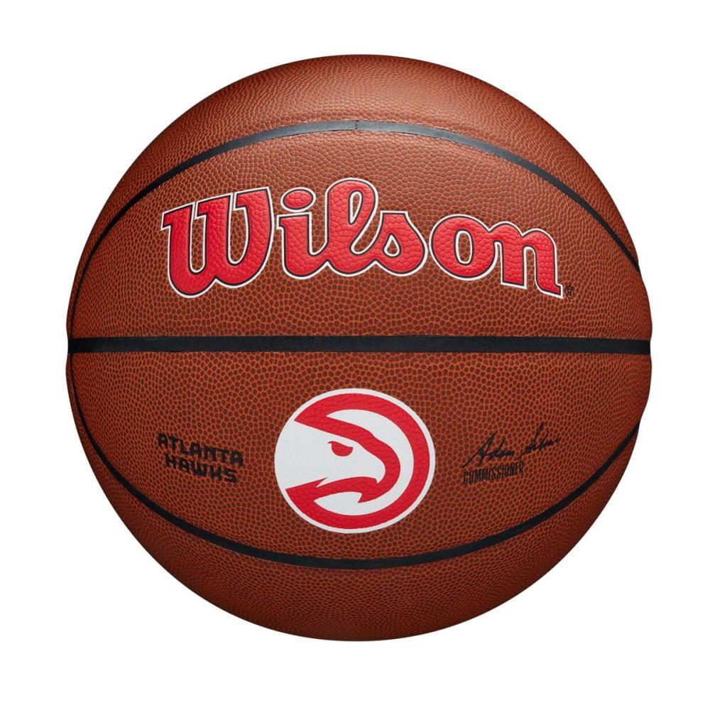 Wilson Team Alliance Atlanta Hawks Ball WTB3100XBATL, unisex, piłki do koszykówki, Brązowe