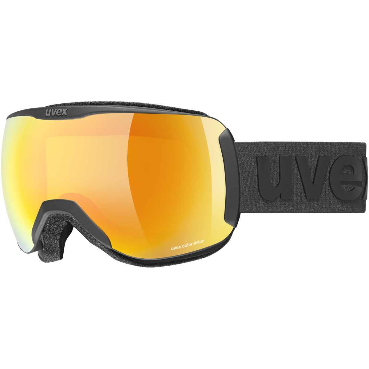 Gogle narciarskie Uvex Downhill 2100 CV - black/orange/colorvis/yellow