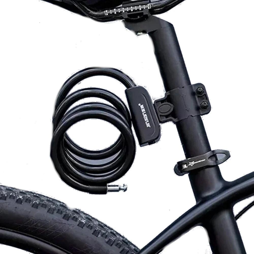 Zapięcie rowerowe ROCKBROS RKS515-BK Linka Czarny