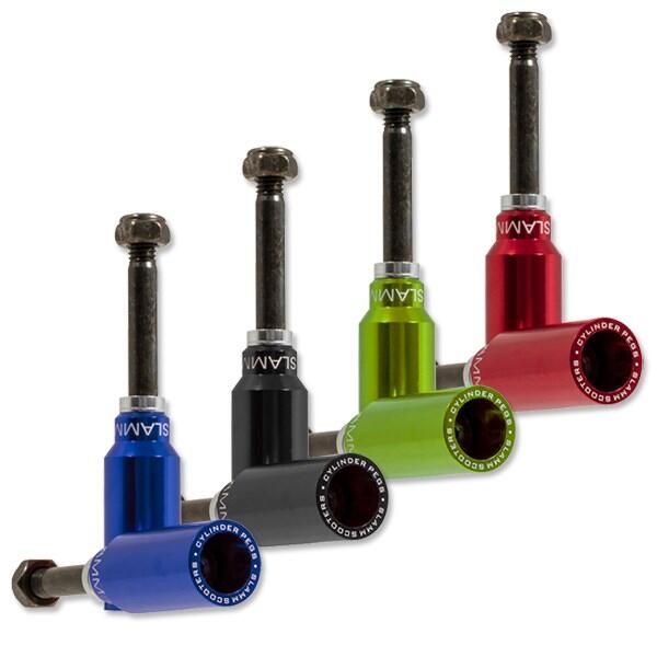 Slamm Scooter slamm Team Alloy Scooter Pegs including axles X2 Red One Size SL541