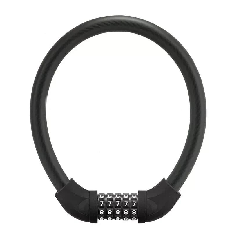 Zapięcie rowerowe ROCKBROS RKS570-BK Linka Czarny