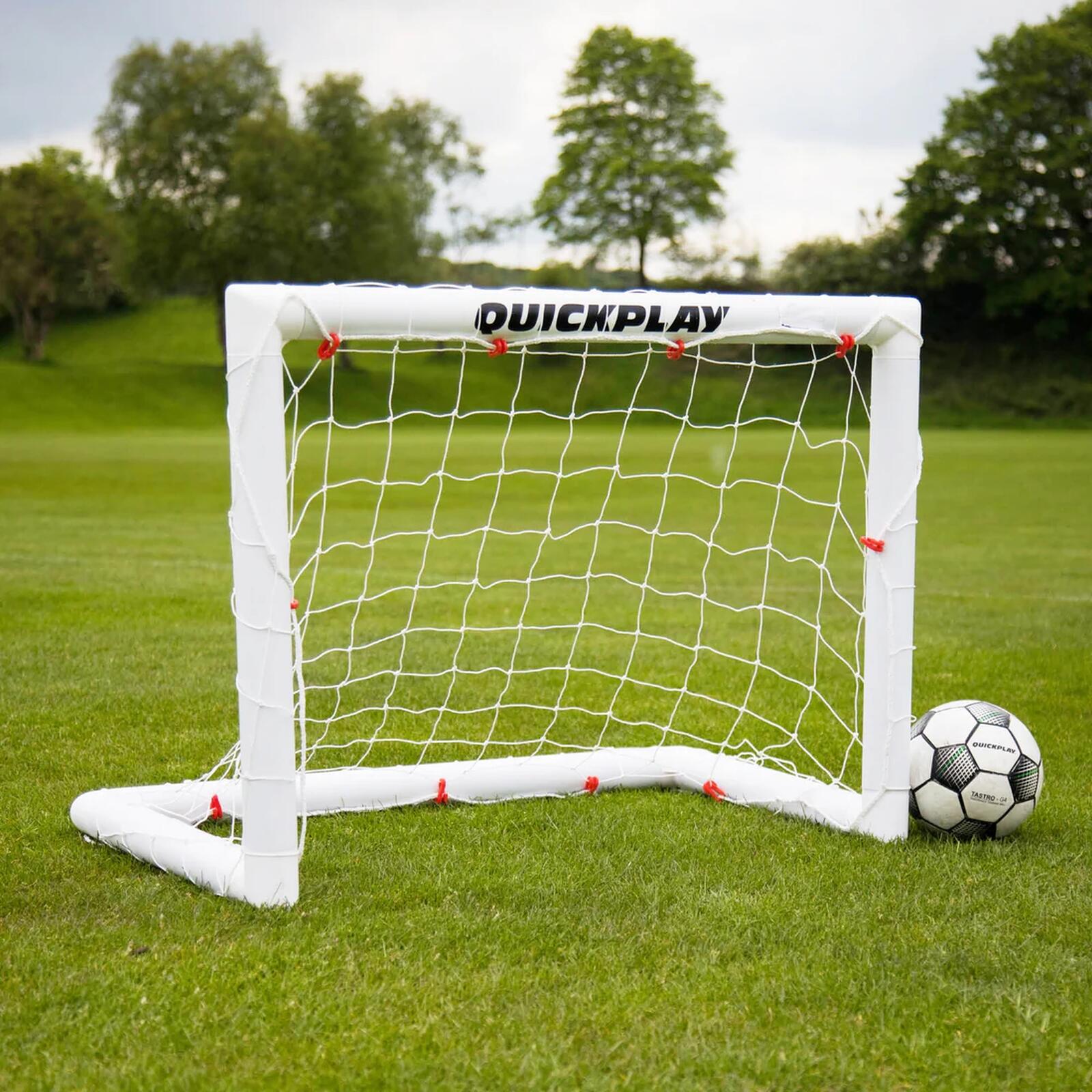 Bramka do piłki nożnej QuickPlay Q-Fold 90 x 60 cm white WYSYŁKA W 24H 30 DNI NA ZWROT