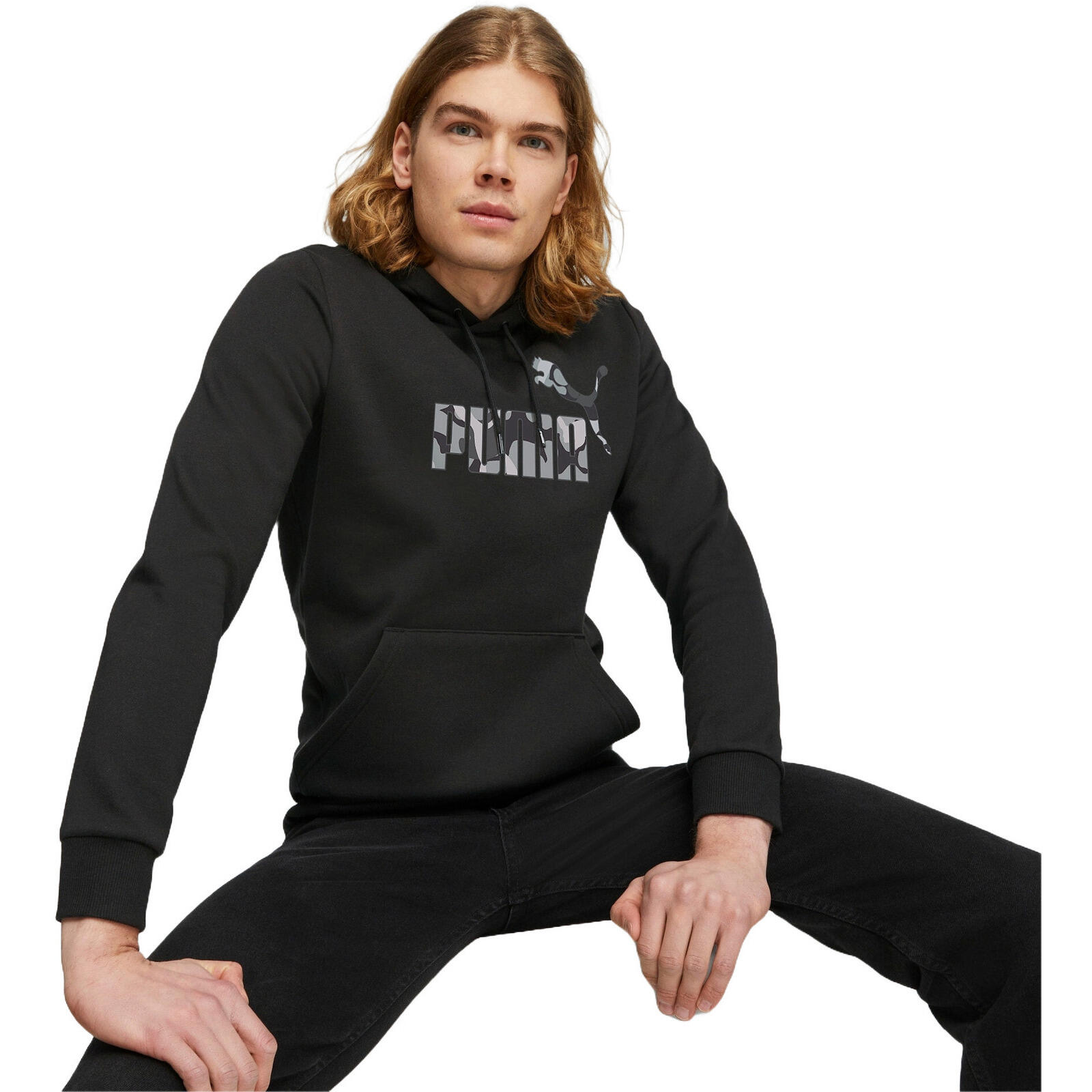 Bluza z kapturem Puma Ess Camo Graphic Hoodie Fl, Mężczyźni