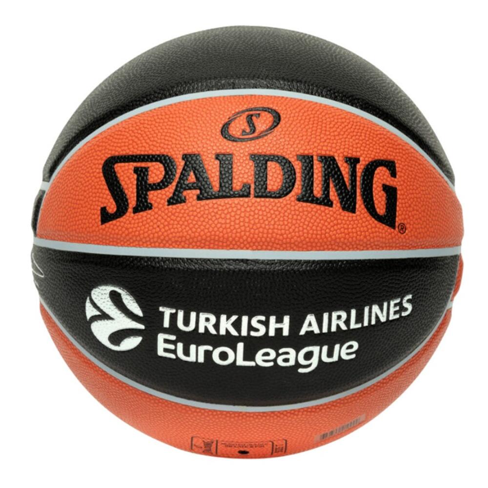 Spalding Euroleague Tf-500 Ball 77101Z Unisex Piłka Do Koszykówki Pomarańczowa