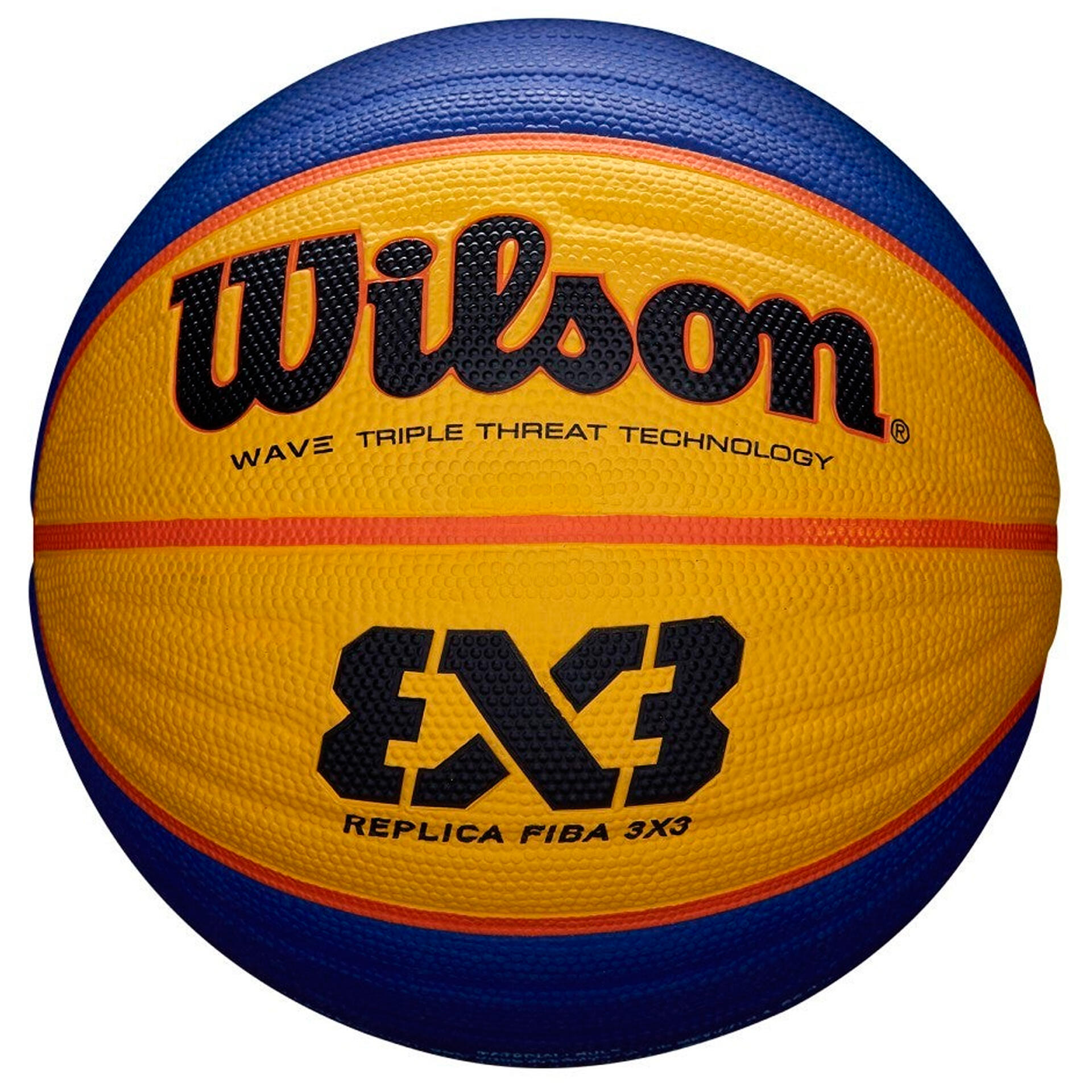 Wilson Aktywności Na Świeżym Powietrzu Koszykówka, Szorstka Powierzchnia, Asfaltu, Granulat, Dno Tworzywo Sztuczne, Rozmiar 6, 8 Do 12 Lat, Hyper Shot I, Czarny/Żółty (WTB1033XB)