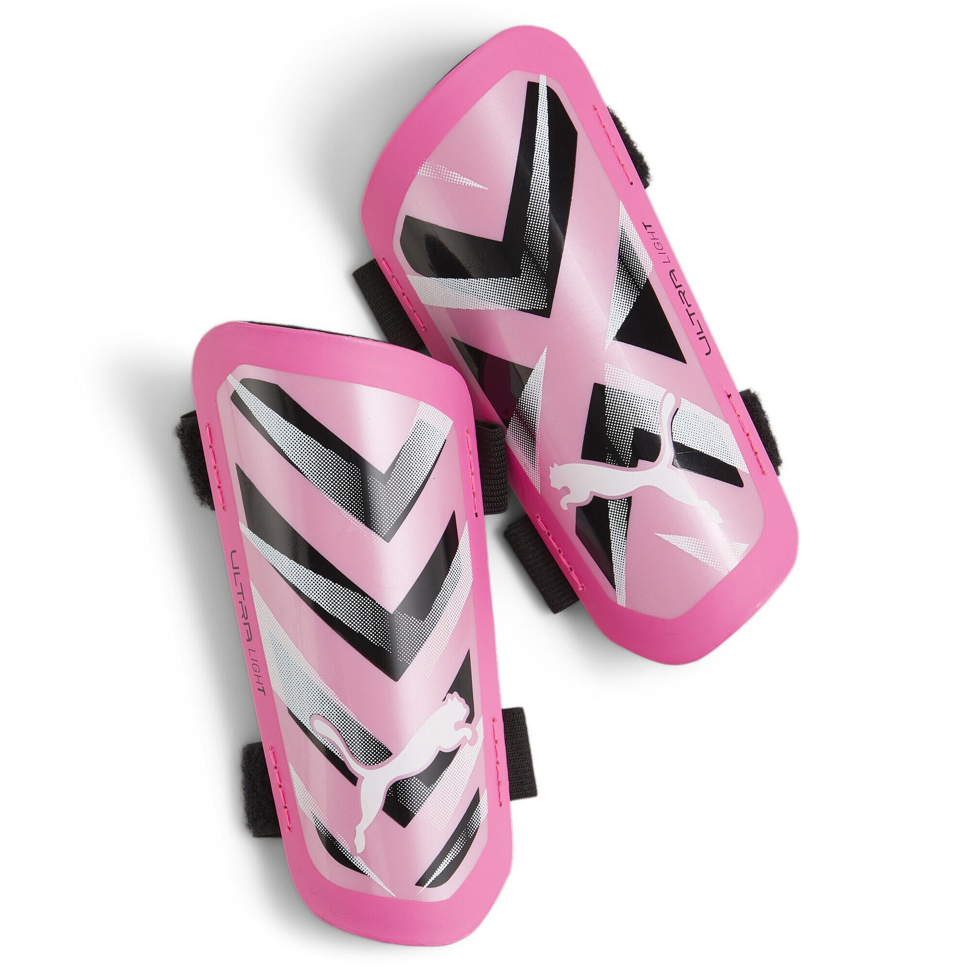 OCHRANIACZE NAGOLENNIKI PIŁKARSKIE PUMA ULTRA LIGHT STRAP RÓŻOWO-BIAŁE r L