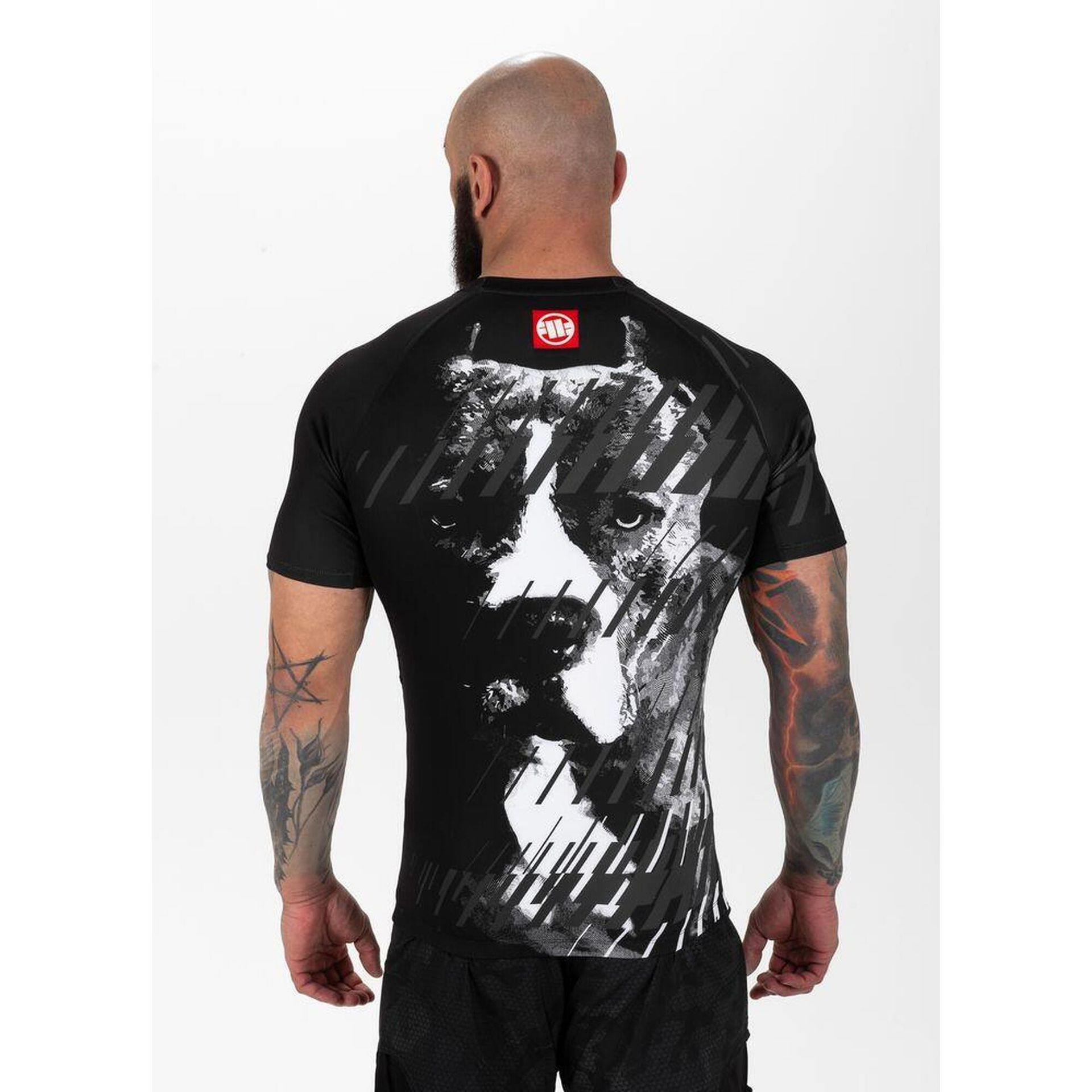 Koszulka Rashguard Pit Bull Performance Pro plus Street Dog - Czarna