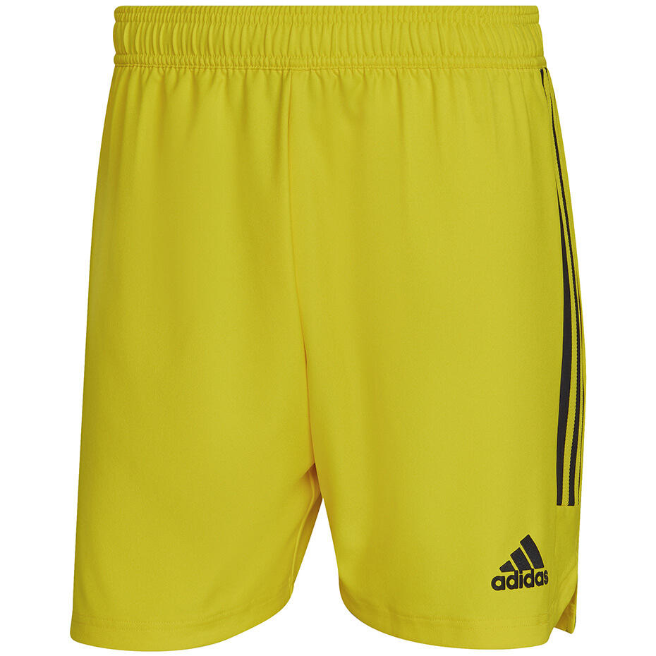 adidas, Condivo22, spodenki piłkarskie, żółty/czarny, rozmiar M, dla mężczyzn