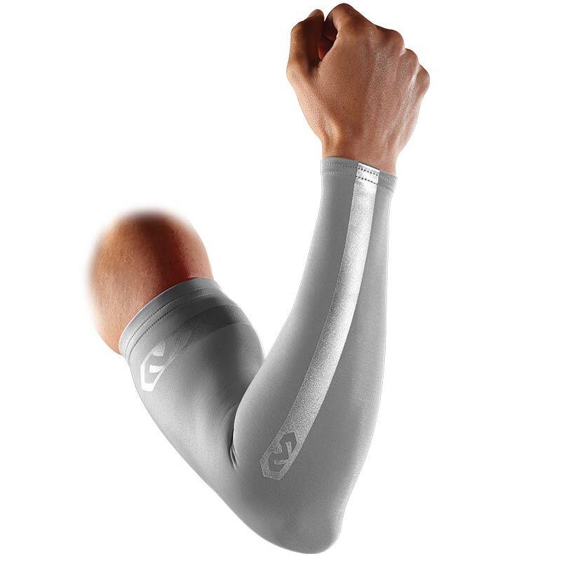 McDavid kompresyjne armstulpe, czarna, srebrny, l 6566_Argent_Taille L