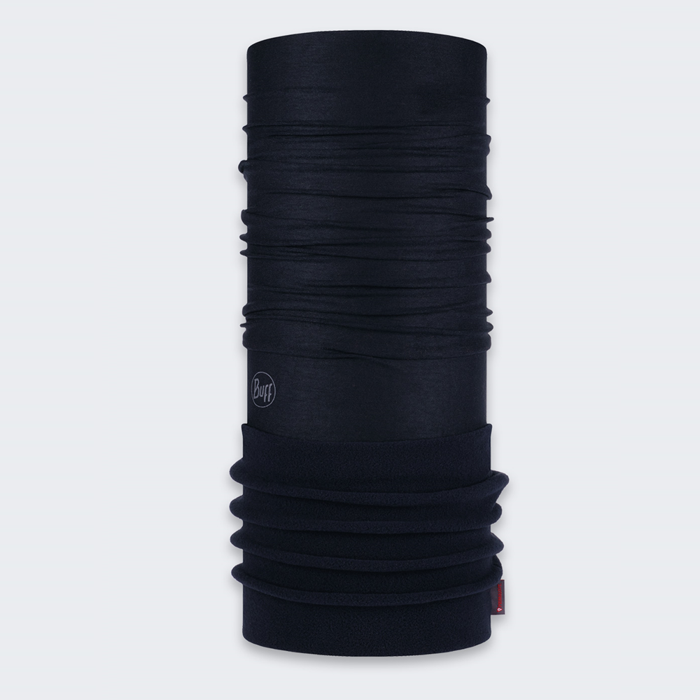 Komin wielofunkcyjny z polaru Buff Safety Polar Solid Navy