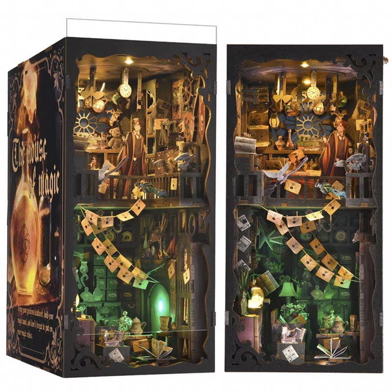 Miniaturowy domek Book Nook - Dom czarów* - Aslowsnail