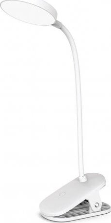 ColorWay LED Table Lamp Flexible and Clip 2 with Built-in Battery CW-DL10FCB-W