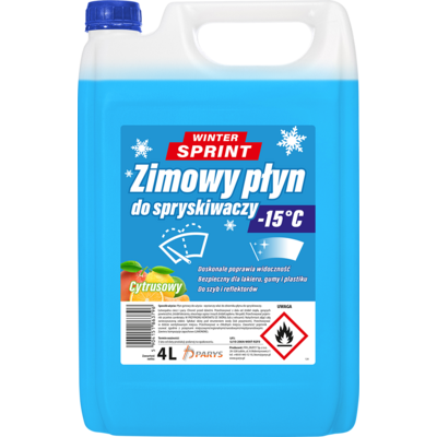 Zimowy płyn do spryskiwaczy 4 l -15 C° Winter Sprint