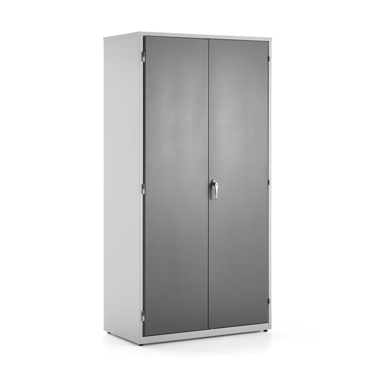 Szafa warsztatowa EXTRACT, 3 wysuwane perforowane panele, 2000x1020x540 mm, szary
